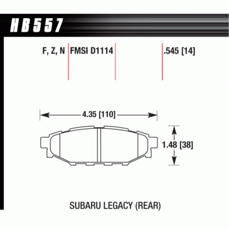 Hawk Brake Pad - HPS
