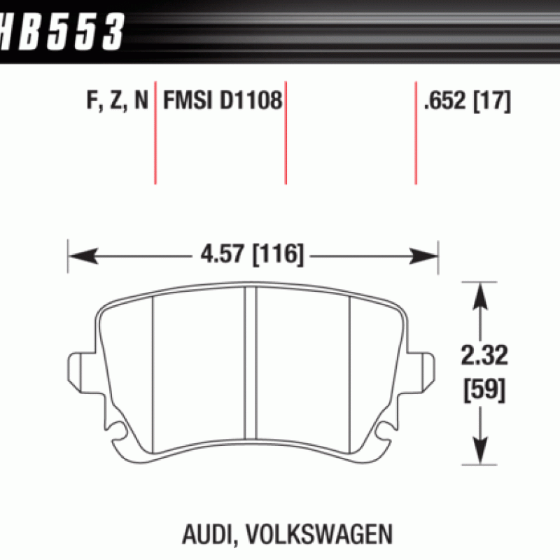 Hawk Brake Pad - HPS Hawk Brake Pad - HPS