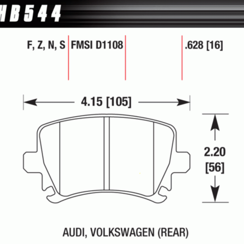 Hawk Brake Pad - HPS