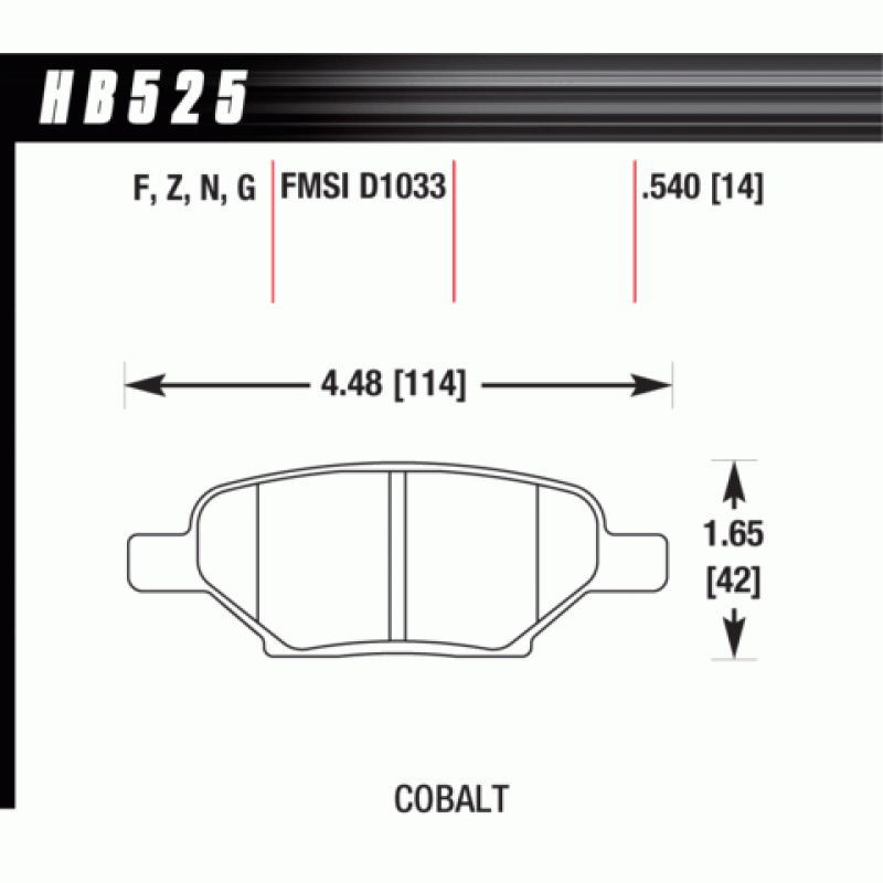 Hawk Brake Pad - HPS