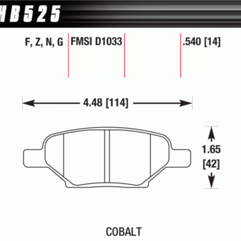 Hawk Brake Pad - HPS