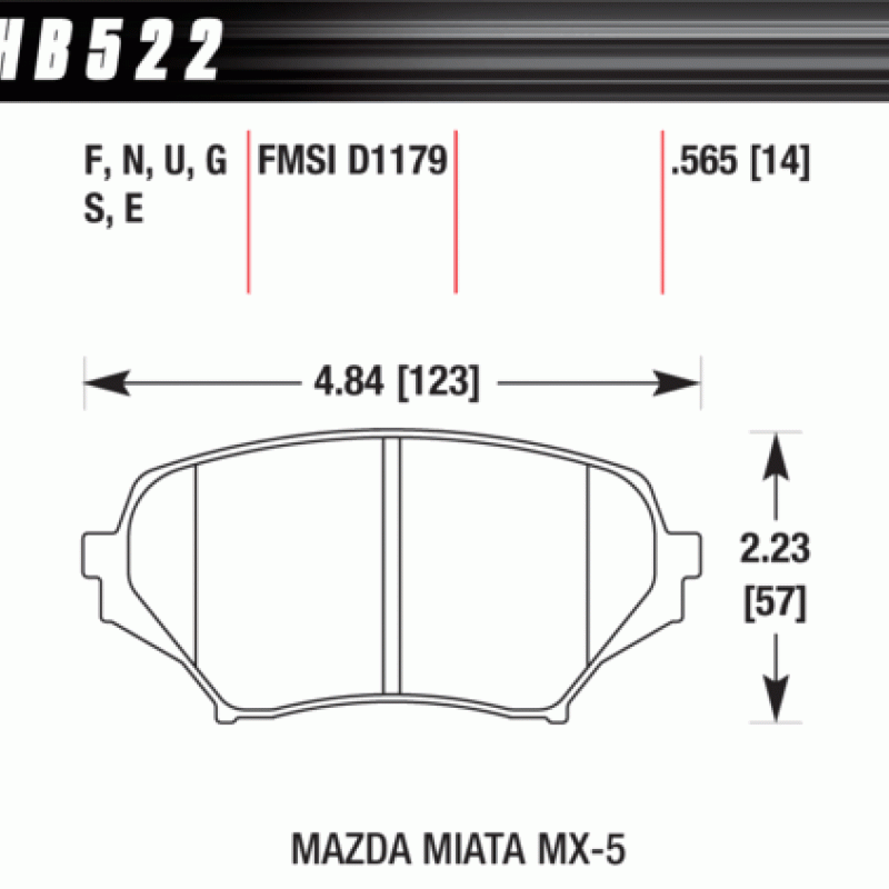 Hawk Brake Pad - HPS Hawk Brake Pad - HPS