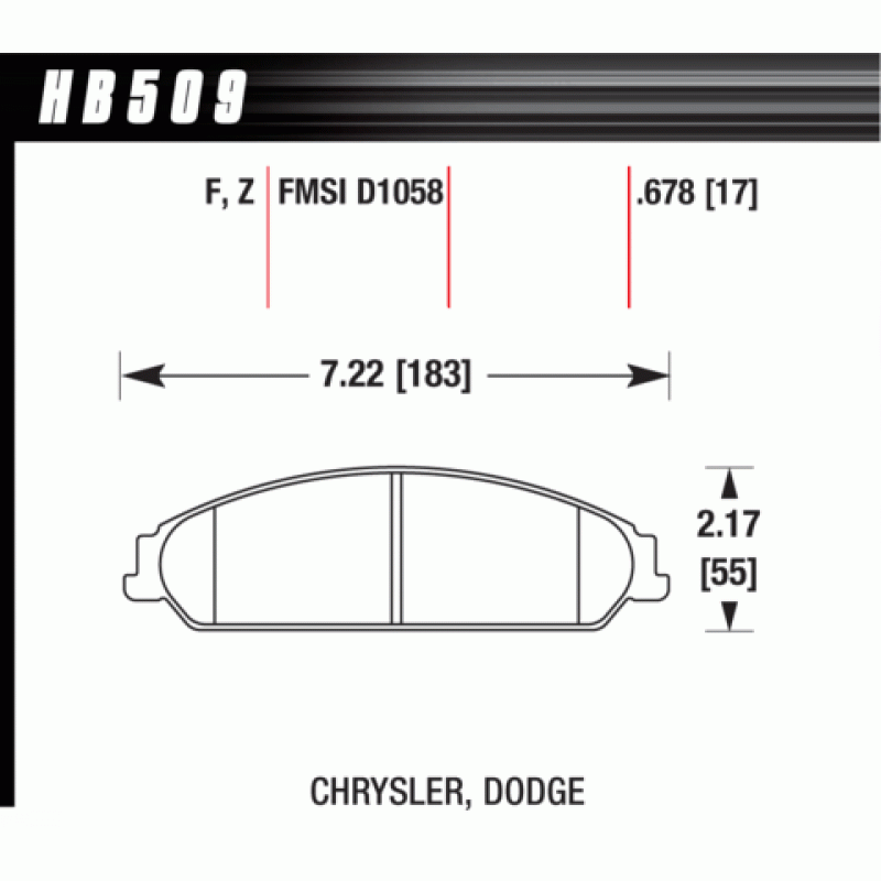 Hawk Brake Pad - HPS