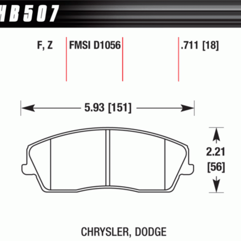Hawk Brake Pad - HPS Hawk Brake Pad - HPS