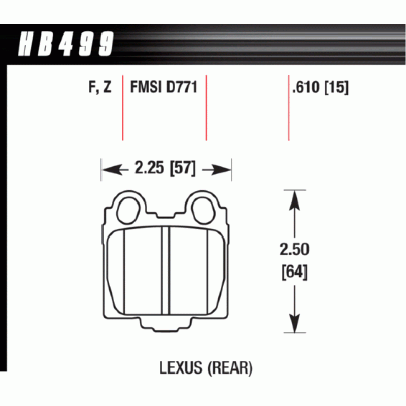 Hawk Brake Pad - HPS