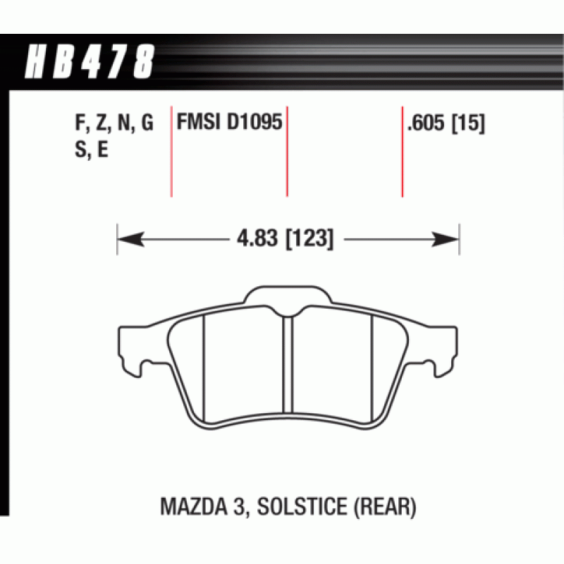 Hawk Brake Pad - HPS