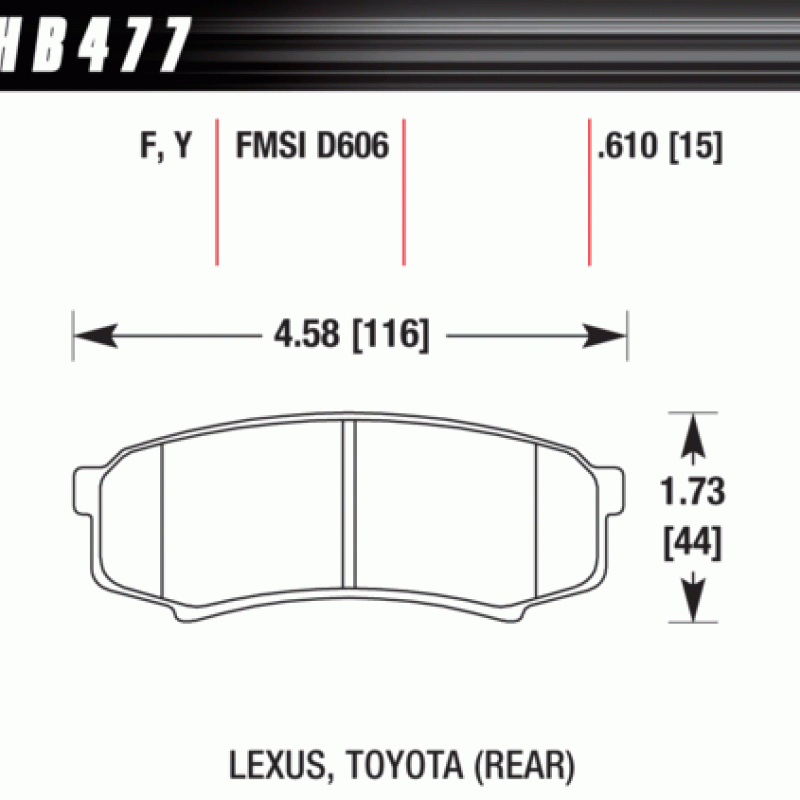 Hawk Brake Pad - HPS