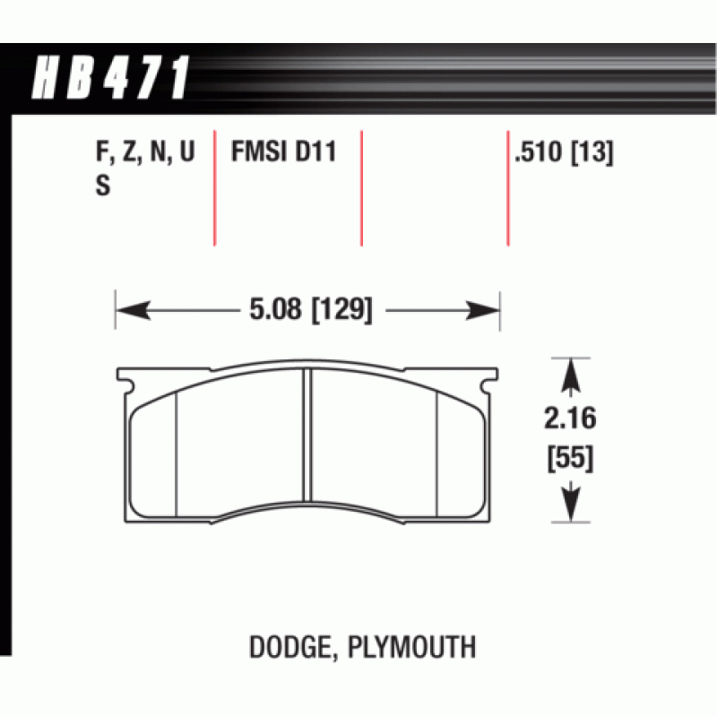 Hawk Brake Pad - HPS