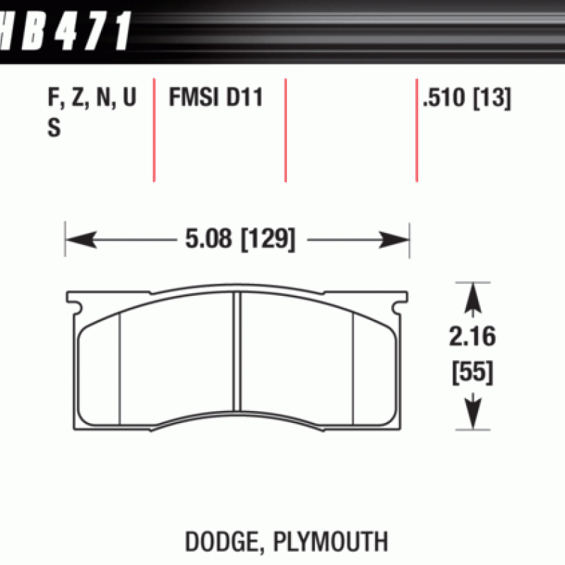 Hawk Brake Pad - HPS