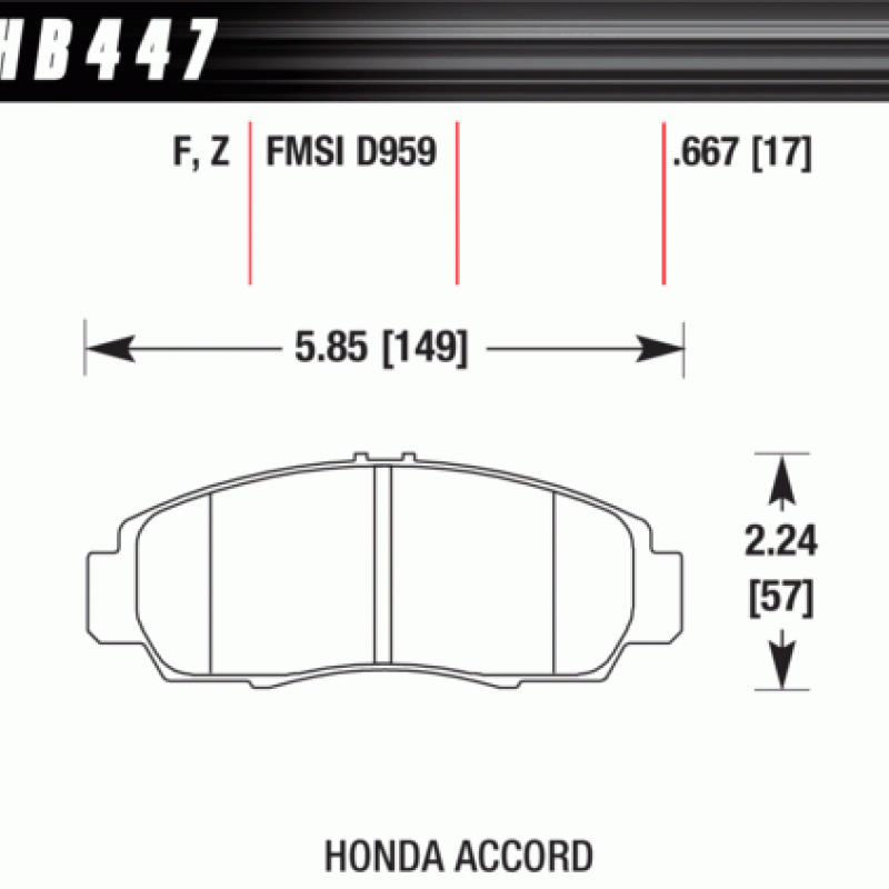 Hawk Brake Pad - HPS
