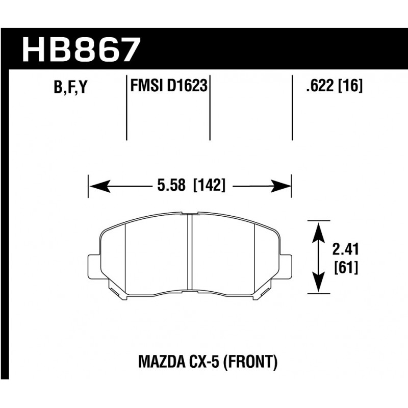 Hawk Brake Pad - HPS 5.0