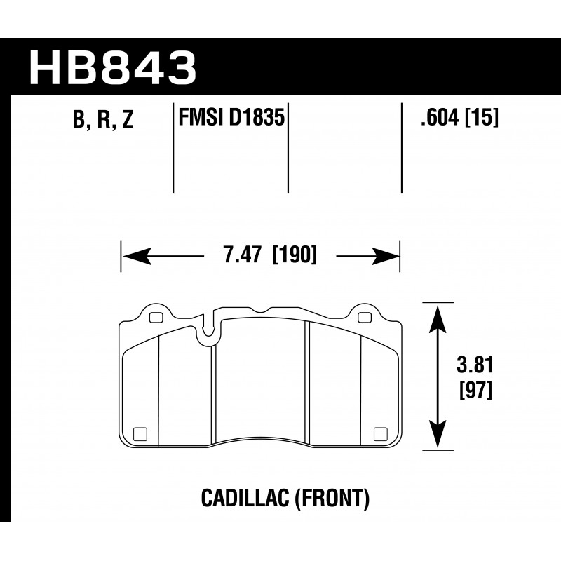 Hawk Brake Pad - HPS 5.0