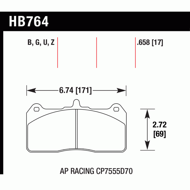 Hawk Brake Pad - HPS 5.0