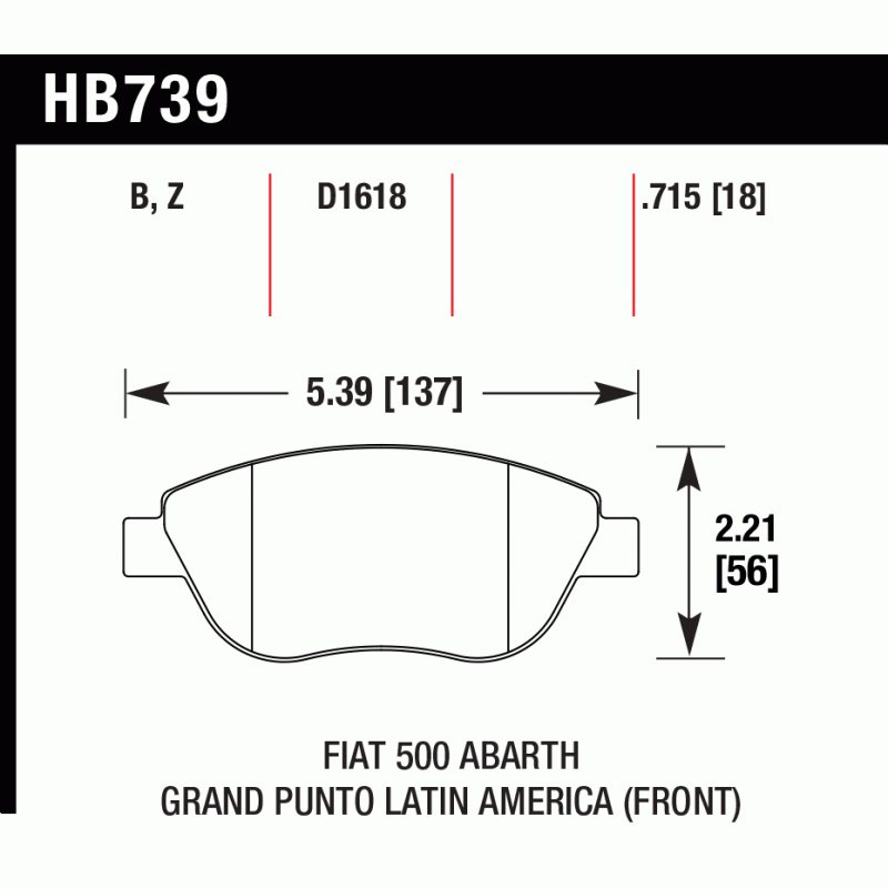 Hawk Brake Pad - HPS 5.0
