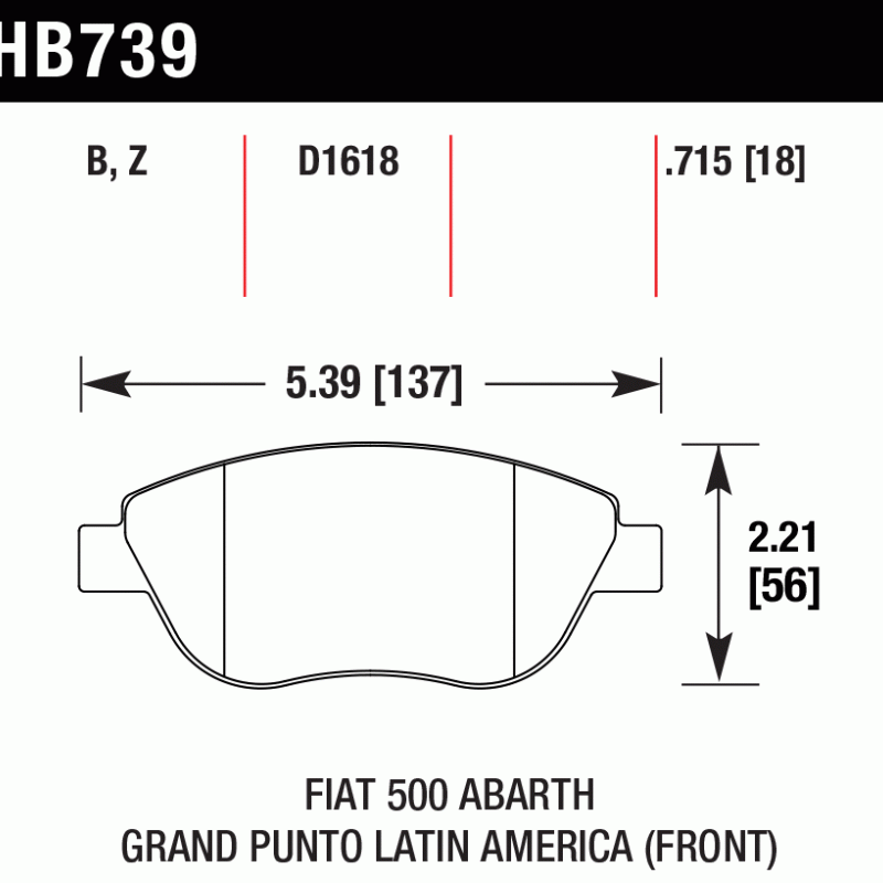Hawk Brake Pad - HPS 5.0