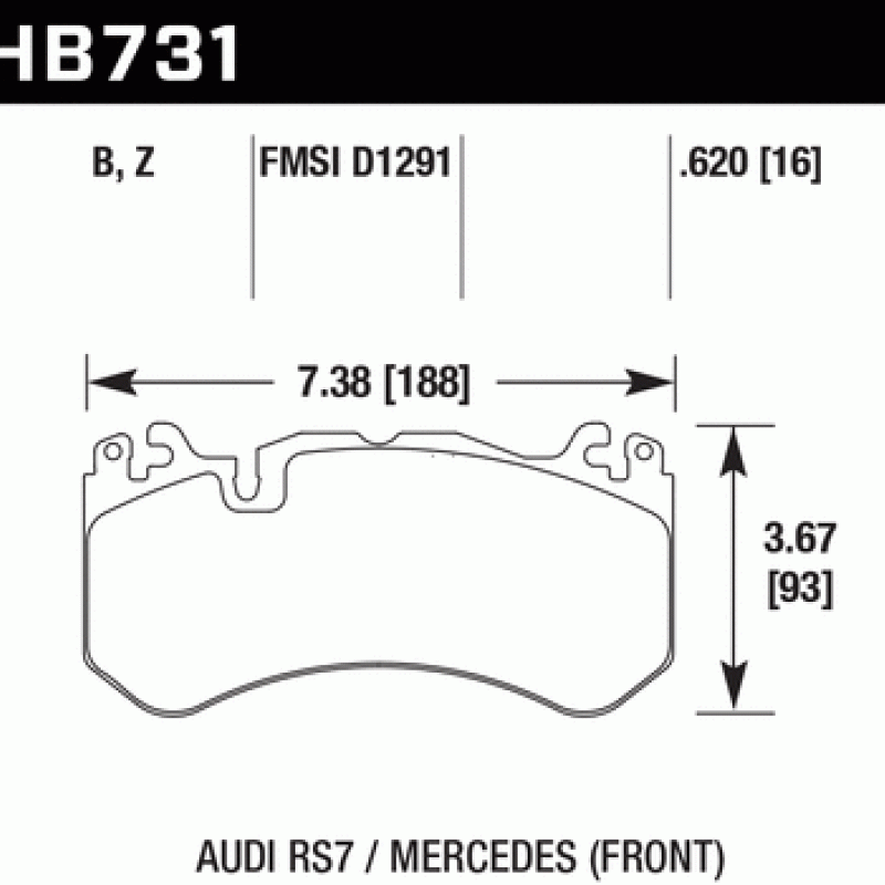 Hawk Brake Pad - HPS 5.0
