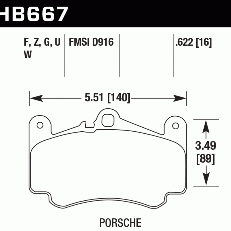 Hawk Brake Pad - HPS 5.0