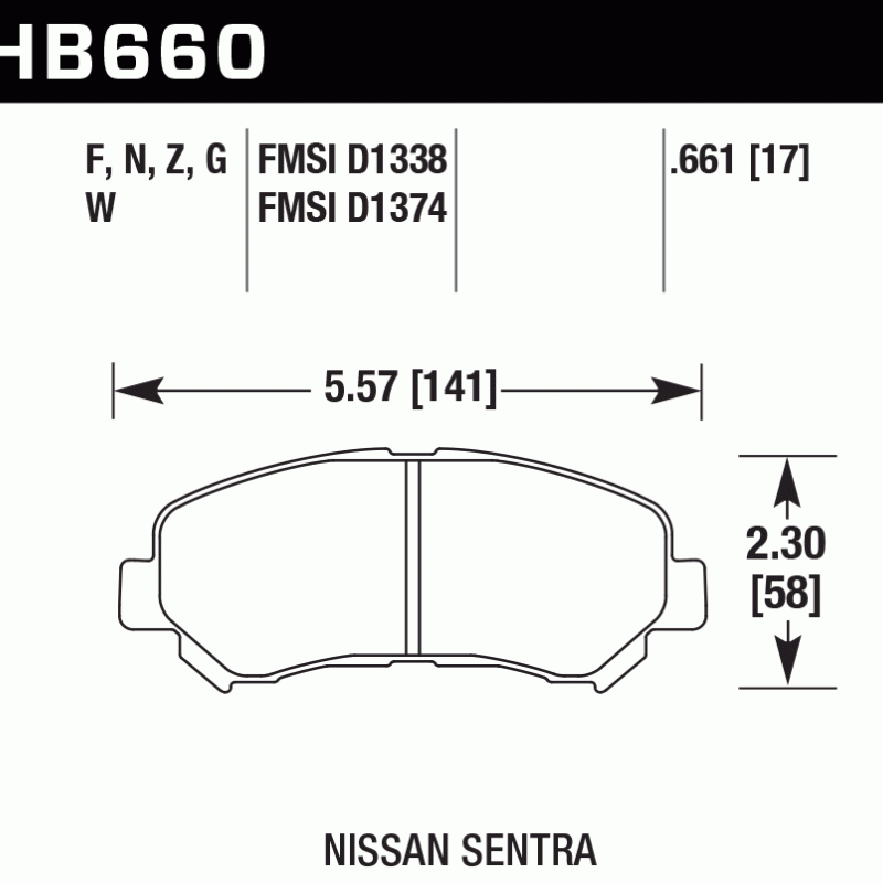 Hawk Brake Pad - HPS 5.0