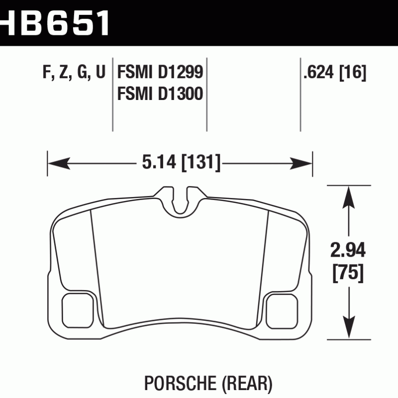 Hawk Brake Pad - HPS 5.0 Hawk Brake Pad - HPS 5.0