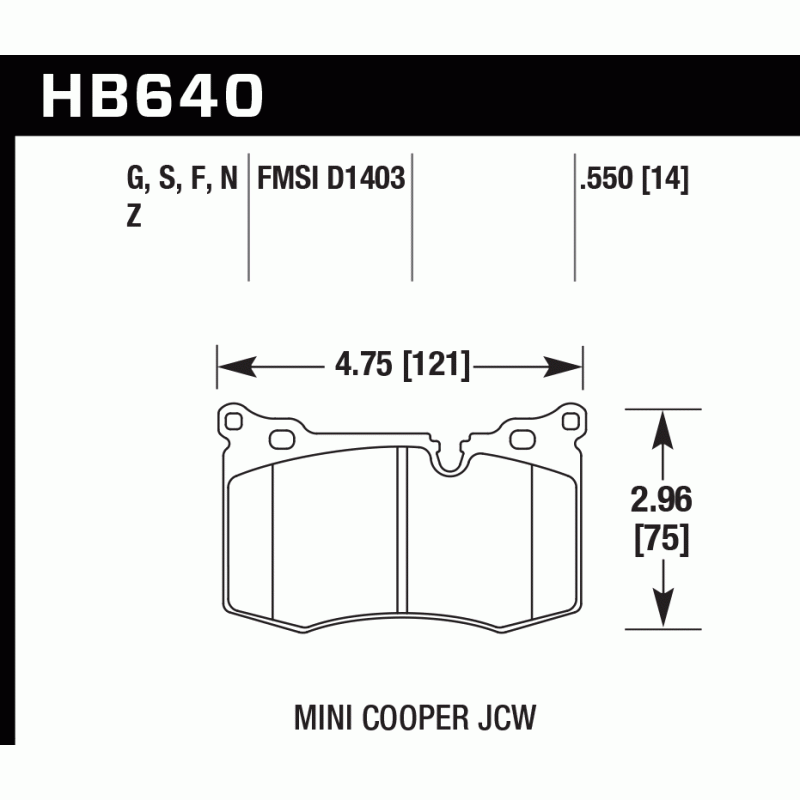 Hawk Brake Pad - HPS 5.0