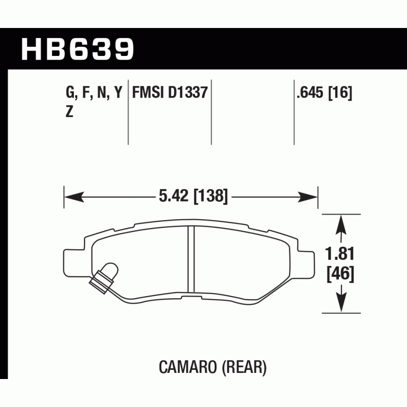 Hawk Brake Pad - HPS 5.0