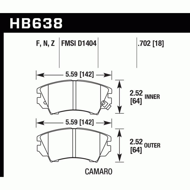 Hawk Brake Pad - HPS 5.0
