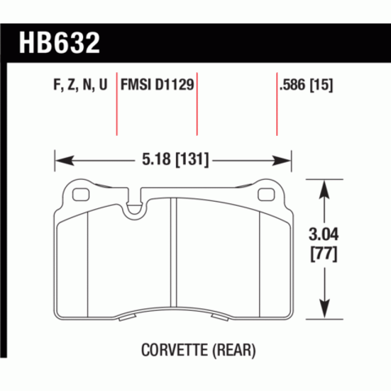 Hawk Brake Pad - HPS 5.0