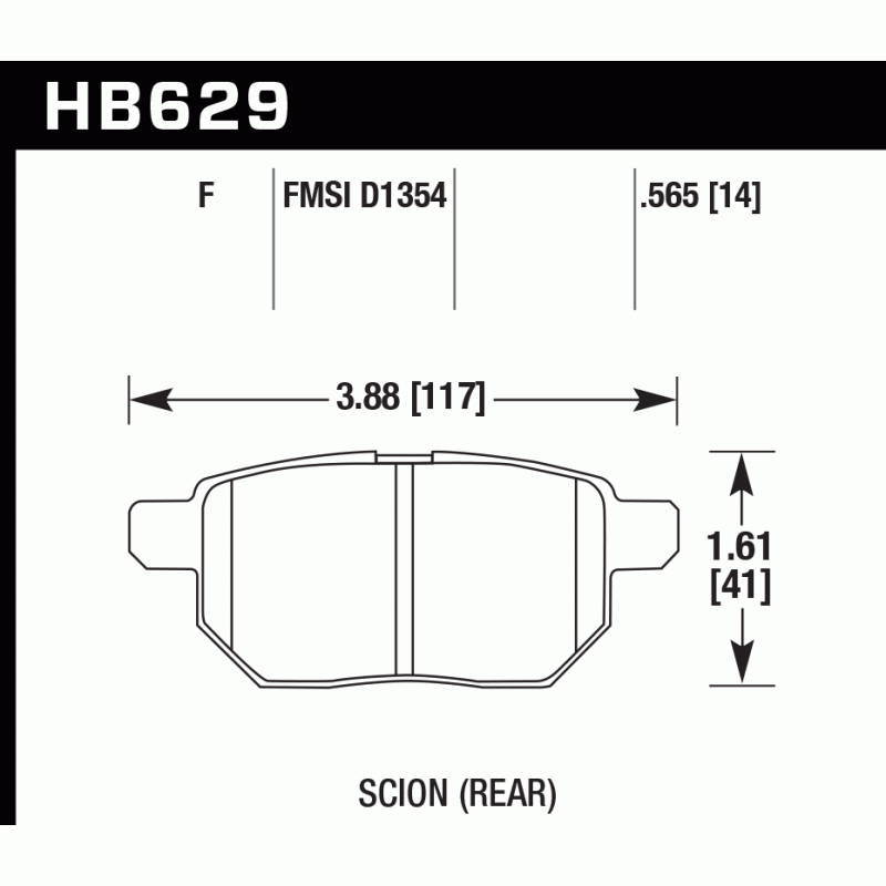 Hawk Brake Pad - HPS 5.0