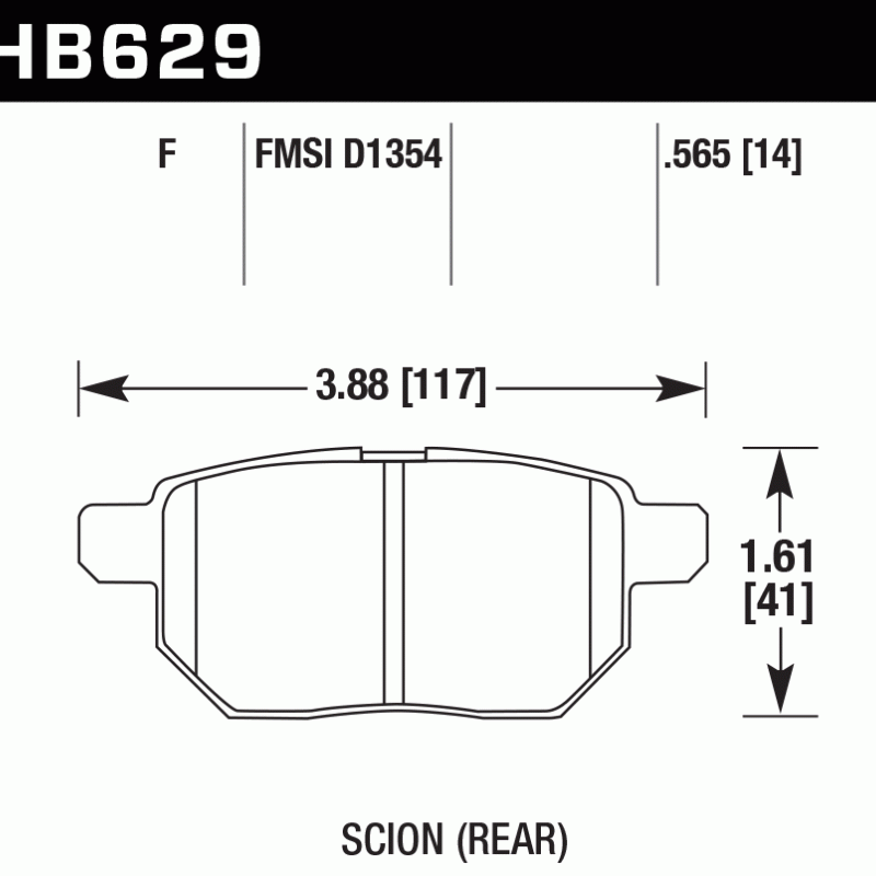 Hawk Brake Pad - HPS 5.0