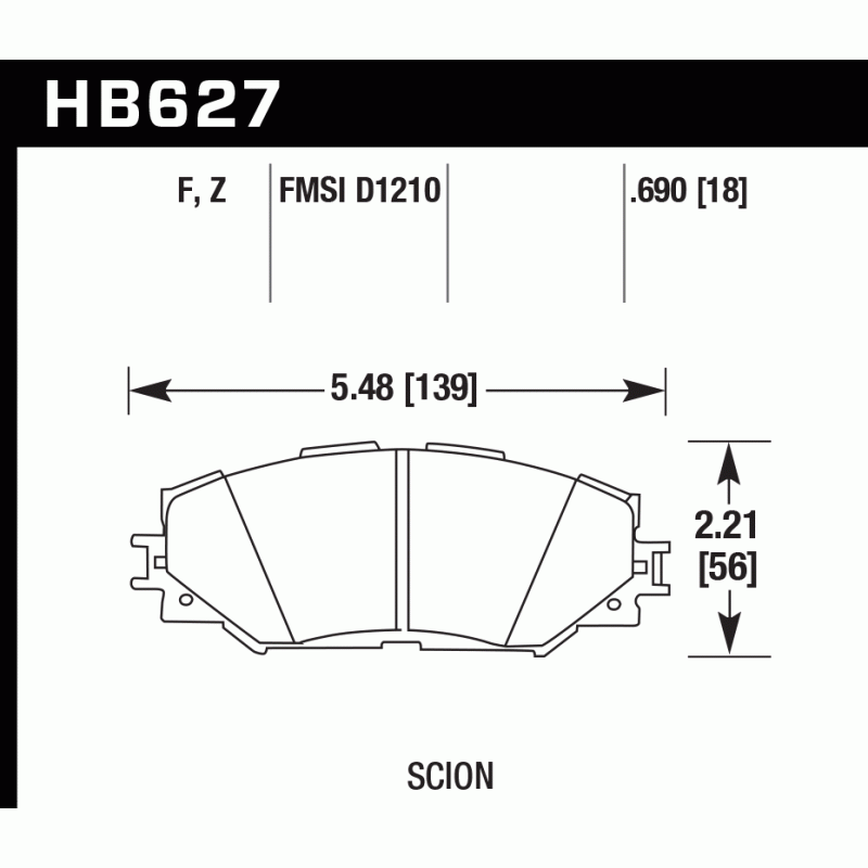 Hawk Brake Pad - HPS 5.0