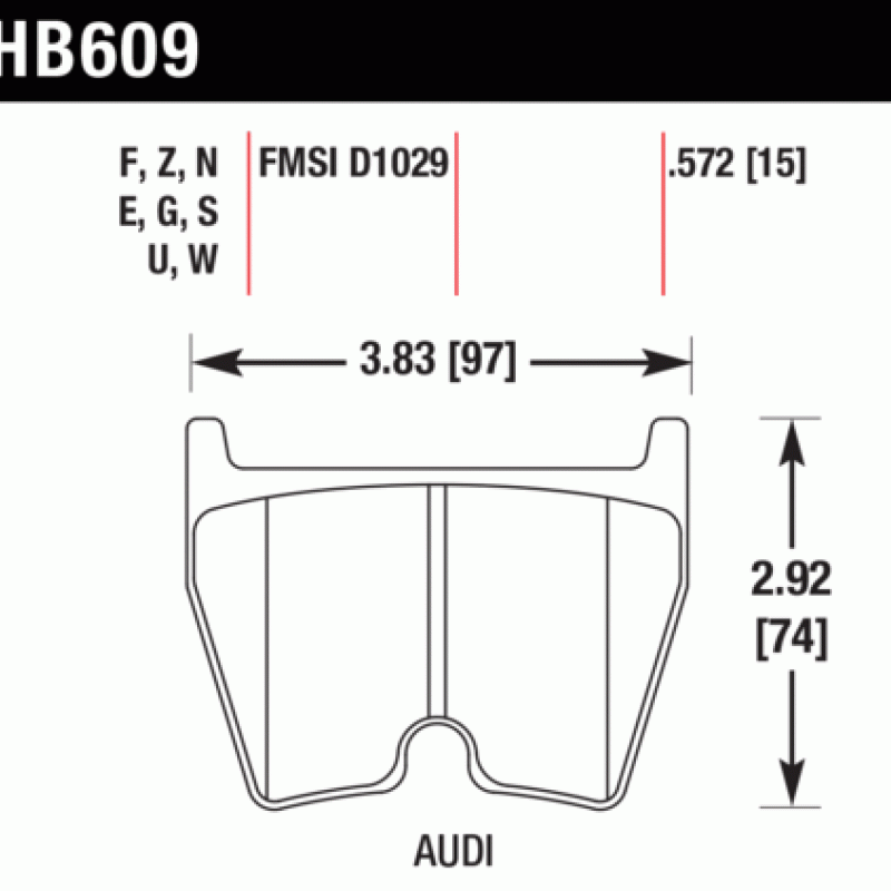 Hawk Brake Pad - HPS 5.0