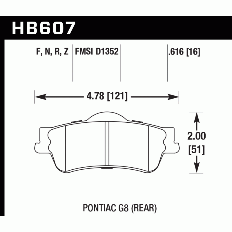 Hawk Brake Pad - HPS 5.0