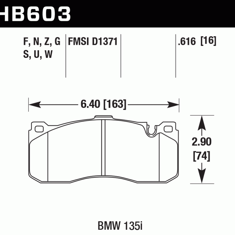 Hawk Brake Pad - HPS 5.0