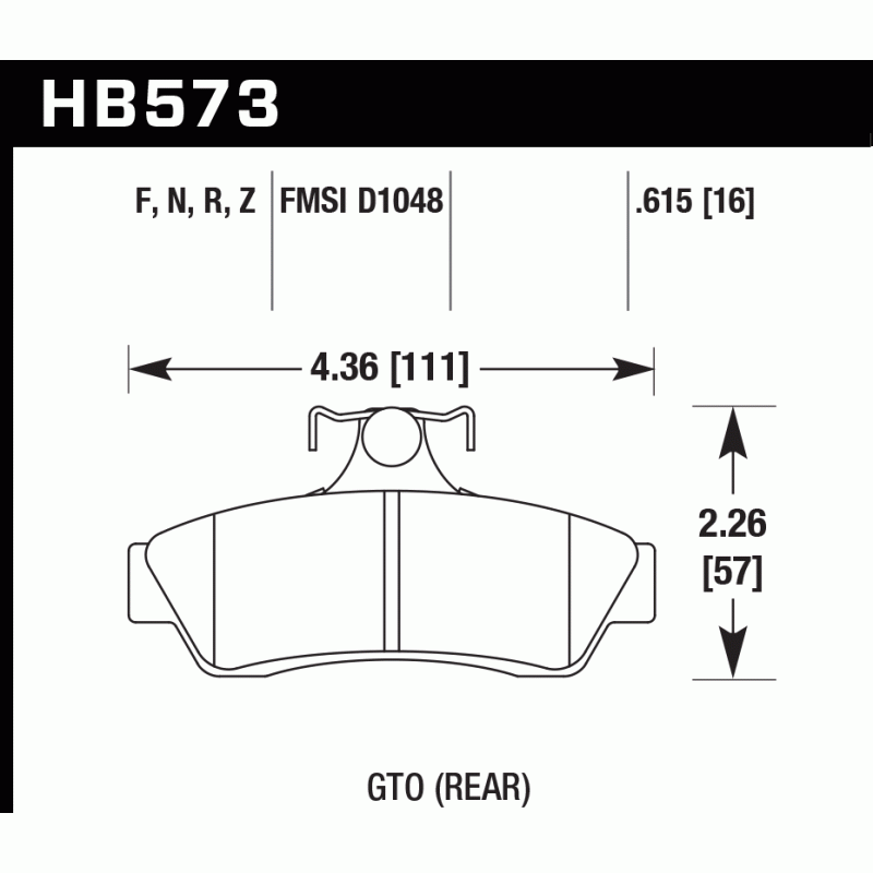 Hawk Brake Pad - HPS 5.0