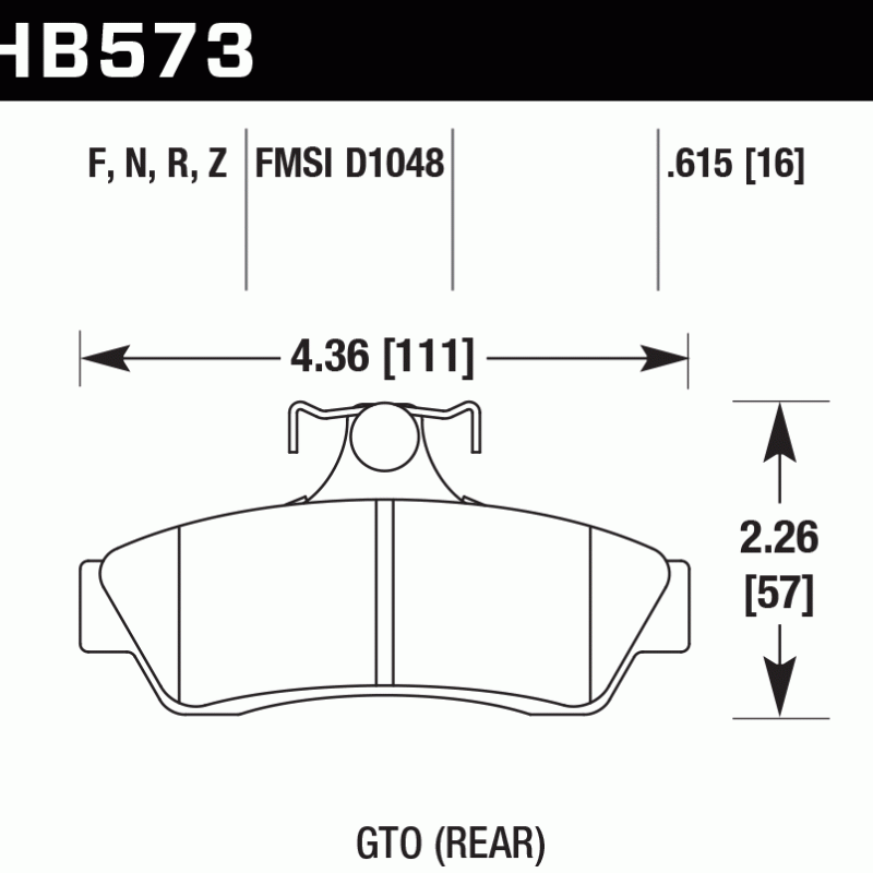 Hawk Brake Pad - HPS 5.0