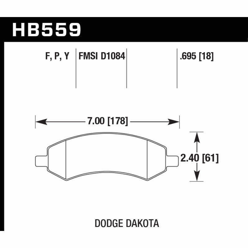 Hawk Brake Pad - HPS 5.0