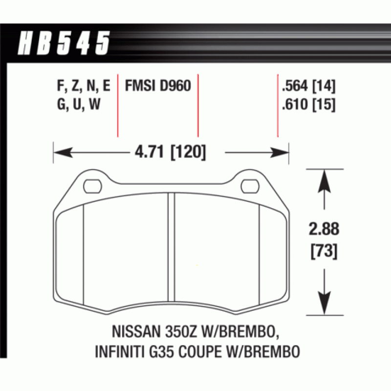 Hawk Brake Pad - HPS 5.0