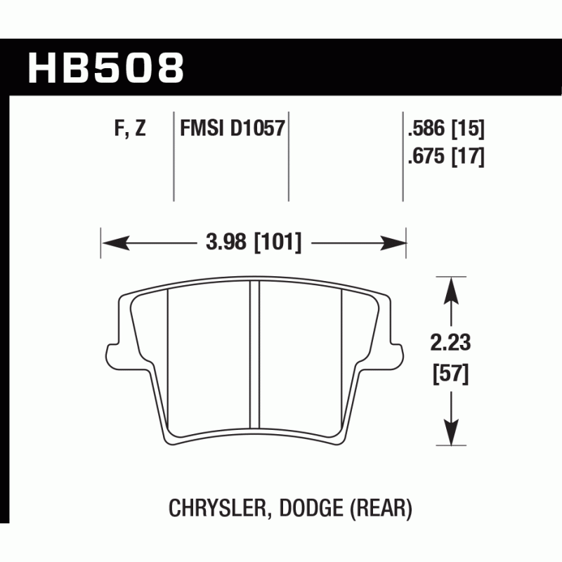 Hawk Brake Pad - HPS 5.0