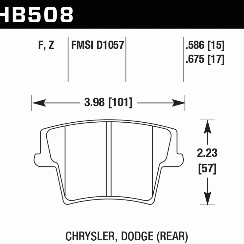 Hawk Brake Pad - HPS 5.0