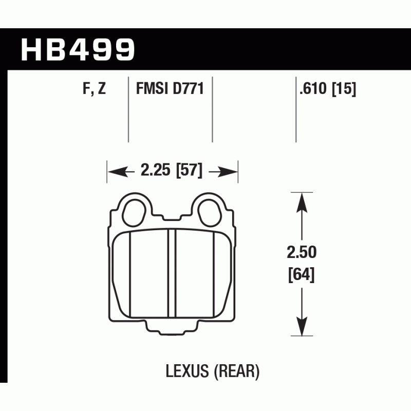 Hawk Brake Pad - HPS 5.0
