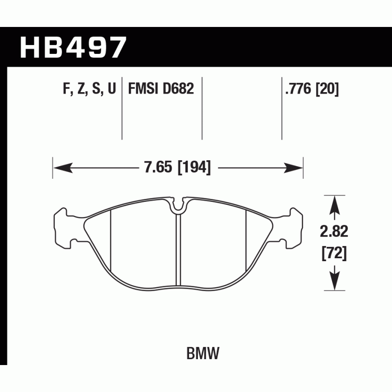Hawk Brake Pad - HPS 5.0