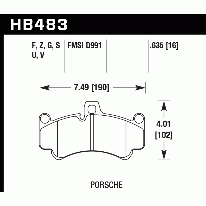 Hawk Brake Pad - HPS 5.0