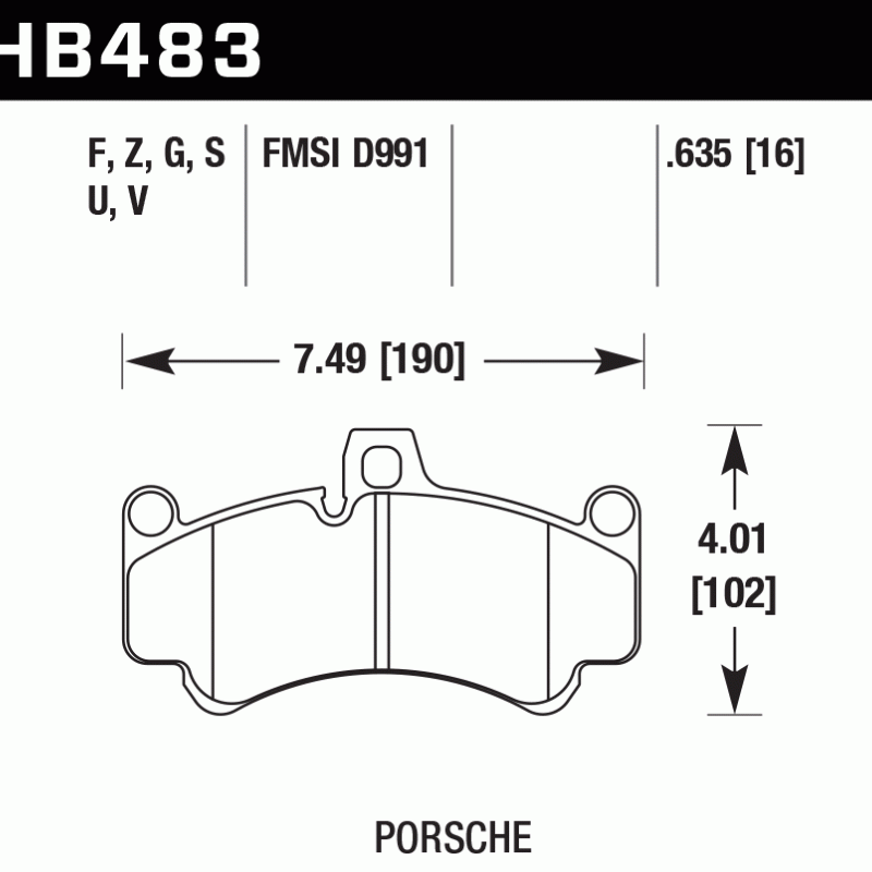 Hawk Brake Pad - HPS 5.0