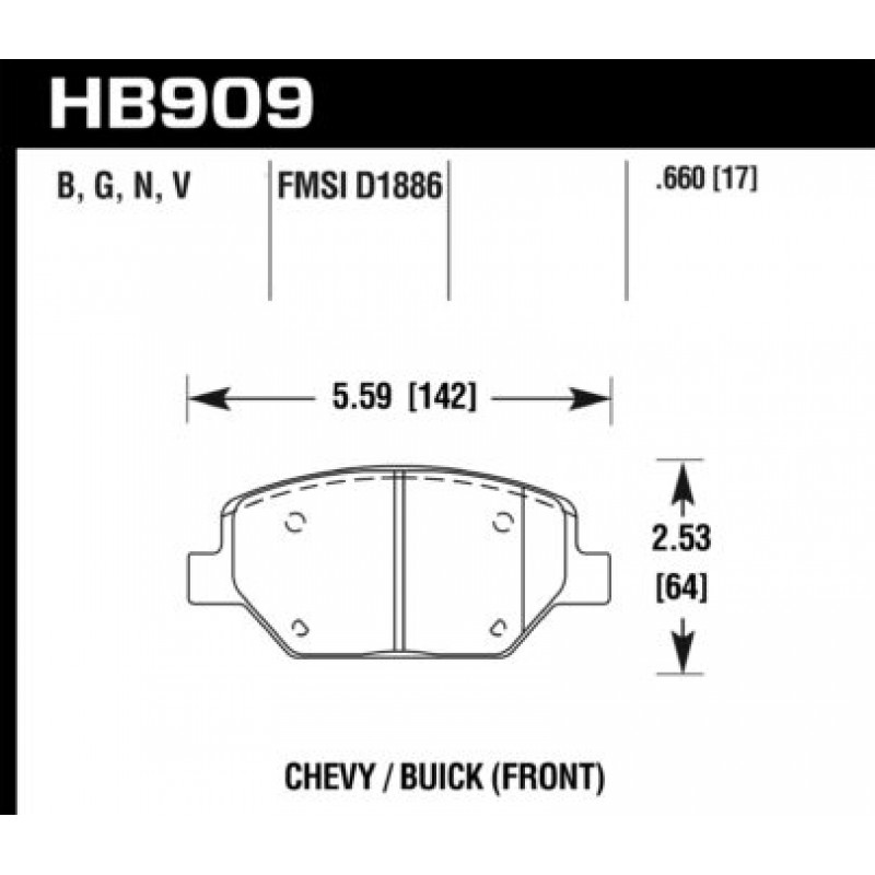 Hawk Brake Pad - LTS