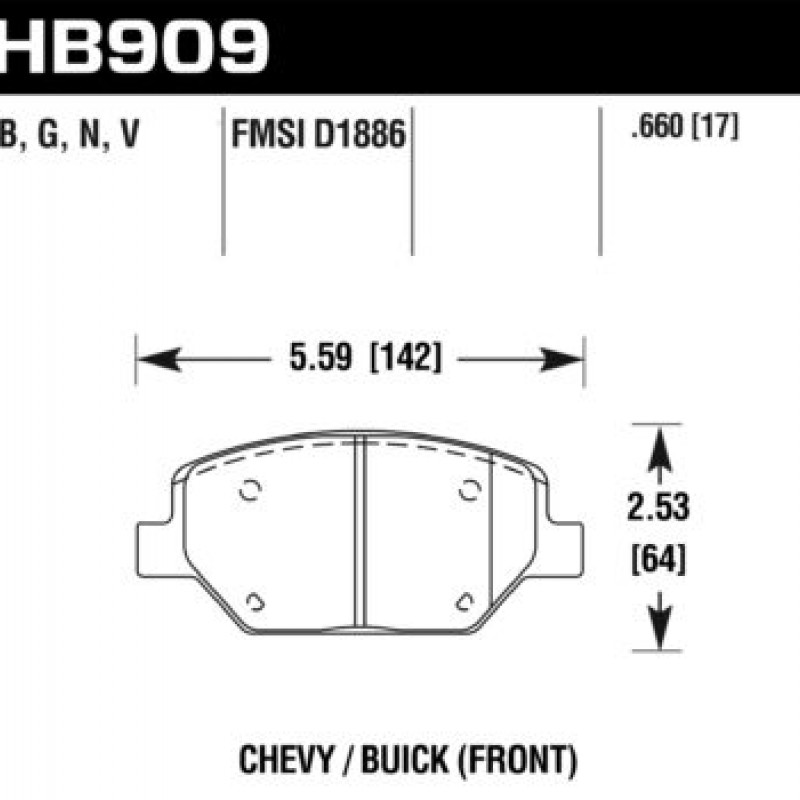 Hawk Brake Pad - LTS