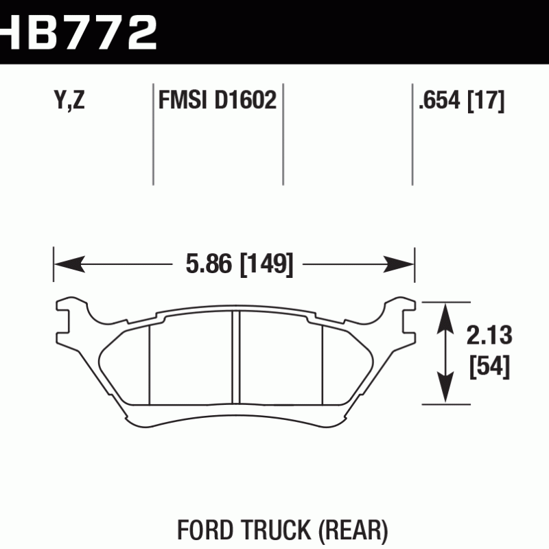 Hawk Brake Pad - LTS