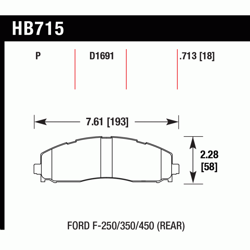 Hawk Brake Pad - LTS