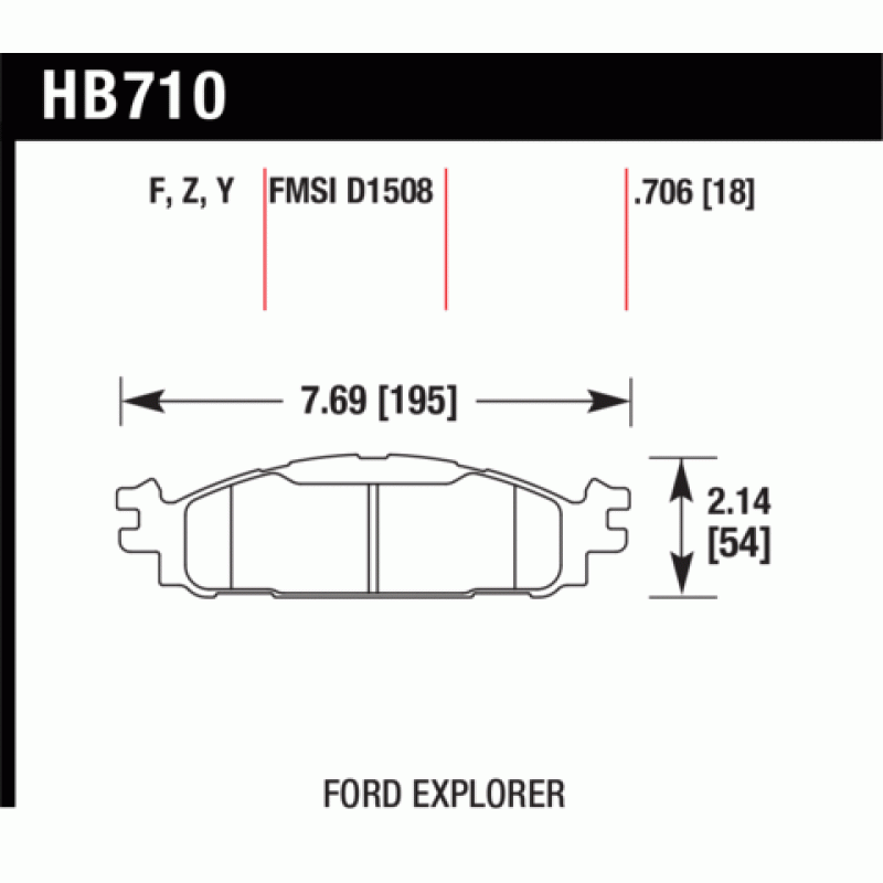 Hawk Brake Pad - LTS