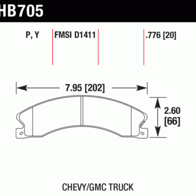 Hawk Brake Pad - LTS