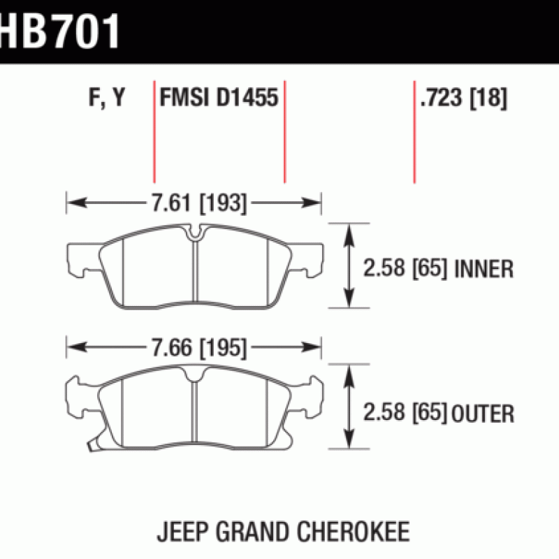 Hawk Brake Pad - LTS Hawk Brake Pad - LTS